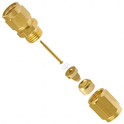 142-0203-011 by Cinch Connectivity Solutions Johnson - CONNECTOR SMA PLUG STR 50 OHM SOLDER