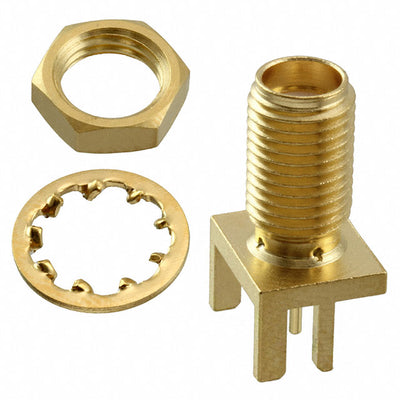 142-0721-841 by Cinch Connectivity Solutions Johnson - CONNECTOR SMA JACK STR 50OHM EDGE MNT