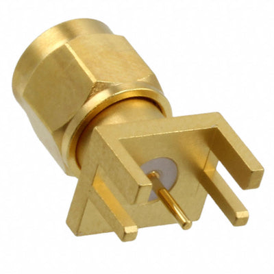 142-0801-801 by Cinch Connectivity Solutions Johnson - CONNECTOR SMA PLUG STR 50OHM EDGE MNT