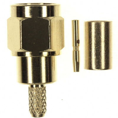 142-4404-001 by Cinch Connectivity Solutions Johnson - CONNECTOR RPSMA PLUG STR 50 OHM CRIMP
