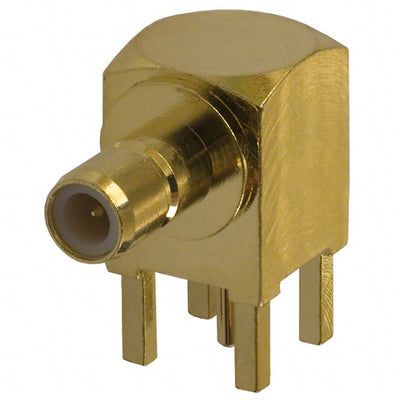 142146 by Amphenol RF - CONNECTOR SMB JACK R/A 50 OHM PCB