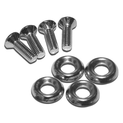 1421 by Hammond Manufacturing - MACH SCRW OVAL SLOT 10-32 4/PK