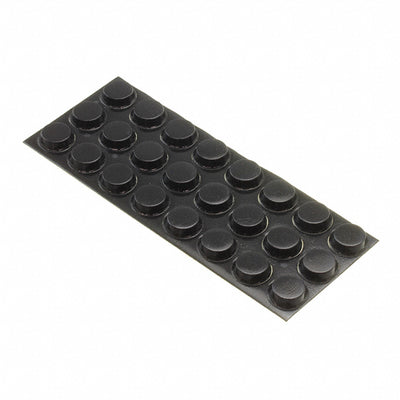 1421T2 by Hammond Manufacturing - FEET RUBBER .5"" X .14"" BLK 1=24
