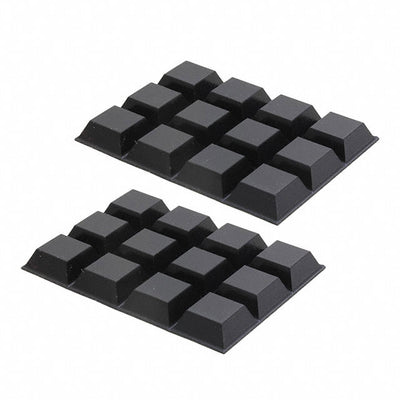 1421T4 by Hammond Manufacturing - FEET RUBBER .81"" X .30"" BLK 1=24