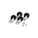 1425BHLOCK by Hammond Manufacturing - CASTERS HEAVY DUTY LOCKING