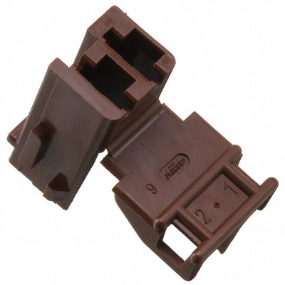 142680-1 by TE Connectivity AMP Connectors - CONNECTOR RECPT HSG 0.197 2POS BROWN