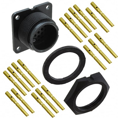14280-18PG-300 by Conxall/Switchcraft - CONNECTOR RECPT MALE 18POS GOLD CRIMP