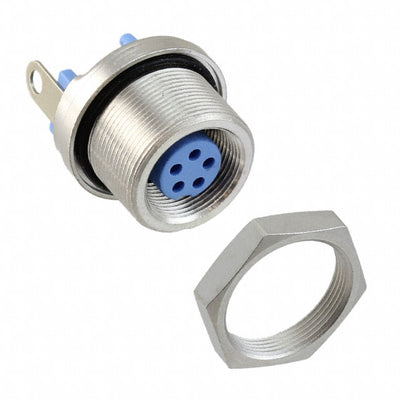 1437720-3 by TE Connectivity AMP Connectors - CONNECTOR RECPT FMALE 5POS SOLDER CUP