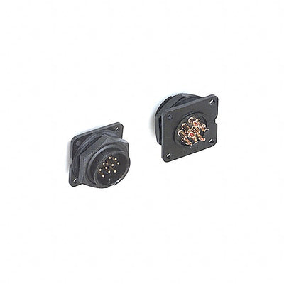 14382-10PG-300 by Conxall/Switchcraft - CONNECTOR RECPT MALE 10P GOLD SLDR CUP