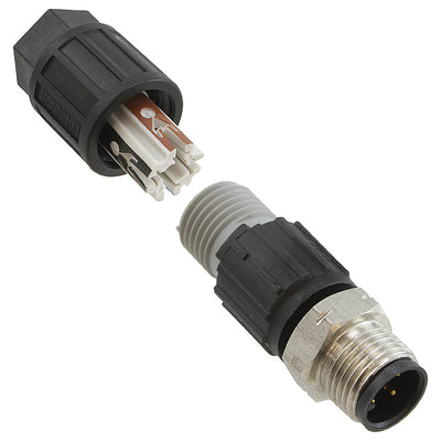 1440753 by Phoenix Contact - CONNECTOR PLUG MALE 4POS GOLD IDC