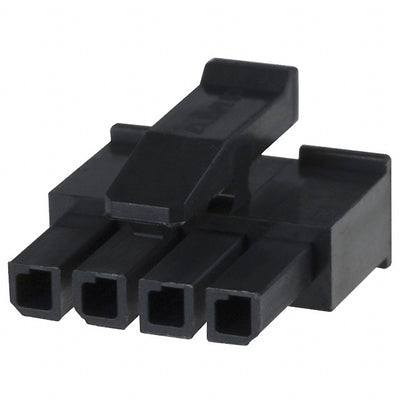 1445022-4 by TE Connectivity AMP Connectors - CONNECTOR RECPT HSG 4POS 3.00MM