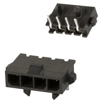 2-1445055-4 by TE Connectivity AMP Connectors - CONNECTOR HEADER R/A 4POS 3MM