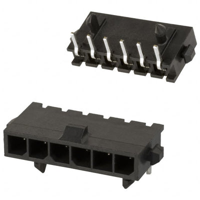 2-1445055-6 by TE Connectivity AMP Connectors - CONNECTOR HEADER R/A 6POS 3MM