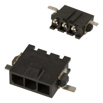 2-1445100-3 by TE Connectivity AMP Connectors - CONNECTOR HEADER SMD R/A 3POS 3MM