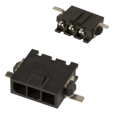 2-1445057-3 by TE Connectivity AMP Connectors - CONNECTOR HEADER SMD R/A 3POS 3MM