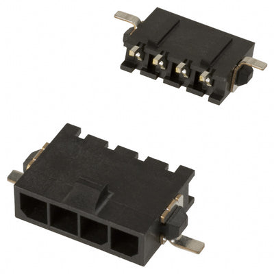 2-1445057-4 by TE Connectivity AMP Connectors - CONNECTOR HEADER SMD R/A 4POS 3MM