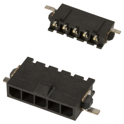 2-1445100-5 by TE Connectivity AMP Connectors - CONNECTOR HEADER SMD R/A 5POS 3MM