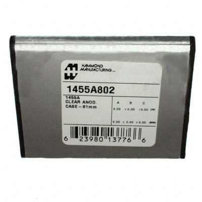 1455A802 by Hammond Manufacturing - BOX ALUM NAT 3.189""L X 2.756""W