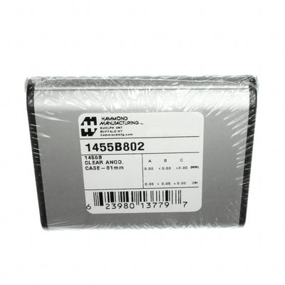 1455B802 by Hammond Manufacturing - BOX ALUM NAT 3.189""L X 2.824""W