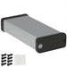 1455C1202 by Hammond Manufacturing - BOX ALUM NAT 4.724""L X 2.126""W