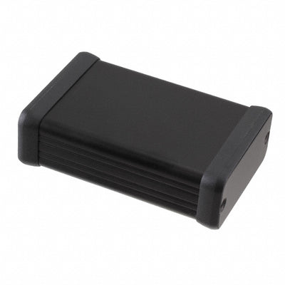 1455C801BK by Hammond Manufacturing - BOX ALUM BLACK 3.150""L X 2.126""W