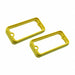 1455CBY by Hammond Manufacturing - BEZEL OPEN PLAS YELLOW 2/PACK