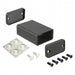 1455D602BK by Hammond Manufacturing - BOX ALUM BLACK 2.362""L X 1.673""W