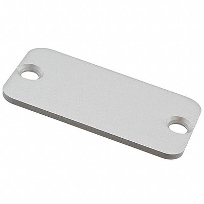 1455DAL-10 by Hammond Manufacturing - END PANEL ALUMINUM CLEAR 10/PACK