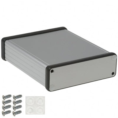 1455L1201BK by Hammond Manufacturing - BOX ALUM BLACK 4.724""L X 4.055""W