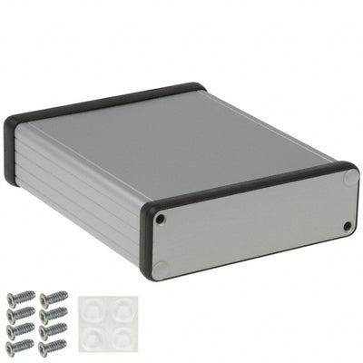 1455L1201 by Hammond Manufacturing - BOX ALUM NAT 4.724""L X 4.055""W