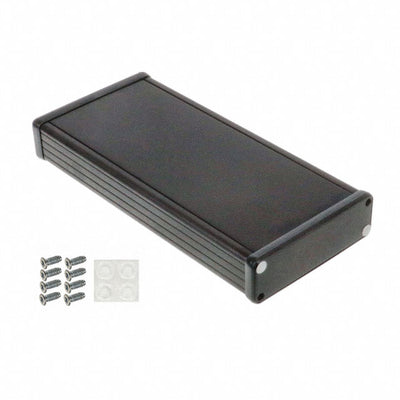 1455L2201BK by Hammond Manufacturing - BOX ALUM BLACK 8.661""L X 4.055""W