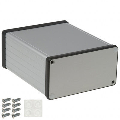 1455N1201 by Hammond Manufacturing - BOX ALUM NAT 4.724""L X 4.055""W
