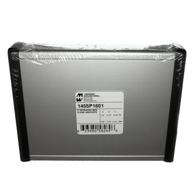 1455P1601 by Hammond Manufacturing - BOX ALUM NAT 6.299""L X 4.921""W