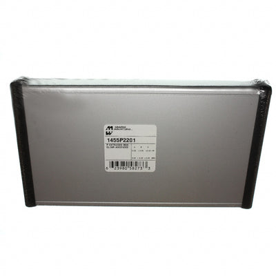 1455P2201BK by Hammond Manufacturing - BOX ALUM BLACK 8.661""L X 4.921""W