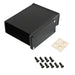 1455Q1601BK by Hammond Manufacturing - BOX ALUM BLACK 6.299""L X 4.921""W