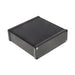 1455T1601BK by Hammond Manufacturing - BOX ALUM BLACK 6.299""L X 6.496""W