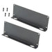 1455TFBK by Hammond Manufacturing - FLANGE 2.283X6.496"" BLACK 2/PKG