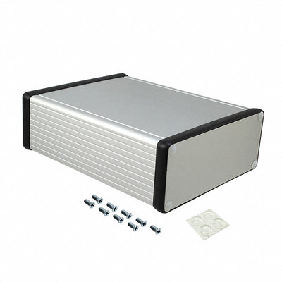 1455Q1601 by Hammond Manufacturing - BOX ALUM NAT 6.299""L X 4.921""W