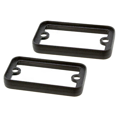 1455DBBK-10 by Hammond Manufacturing - BEZEL OPEN PLASTIC BLACK 10/PACK