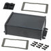 1457K1202EBK by Hammond Manufacturing - BOX ALUM BLACK 5.118""L X 3.418""W