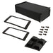 1457K1601BK by Hammond Manufacturing - BOX ALUM BLACK 6.666""L X 3.425""W