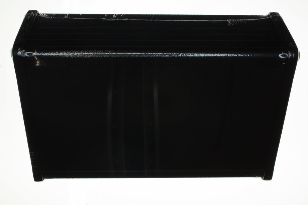 1457N1601BK by Hammond Manufacturing - BOX ALUM BLACK 6.811""L X 4.252""W
