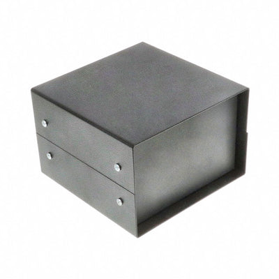 1458C4 by Hammond Manufacturing - BOX STEEL BLACK 6""L X 6""W