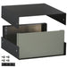 1458D4 by Hammond Manufacturing - BOX STEEL BLACK 8""L X 8""W
