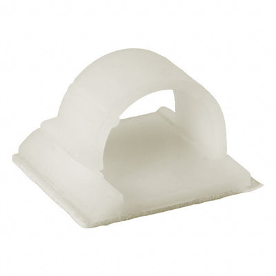 WCK-720-01A-RT by Essentra Components - CABLE CLIP C-TYPE NATURAL ADHESIVE