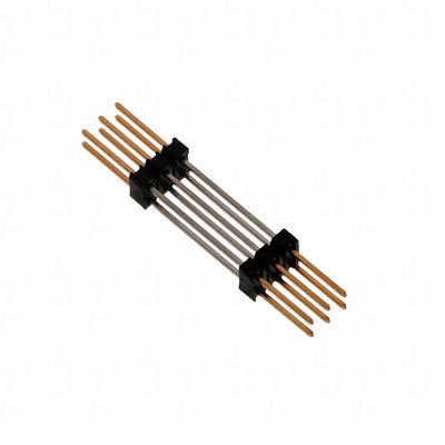 146510-3 by TE Connectivity AMP Connectors - CONNECTOR HDR 6POS 0.1 STACK T/H GOLD