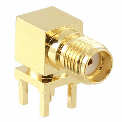 5-1814400-2 by TE Connectivity AMP Connectors - CONNECTOR SMA JACK R/A 50 OHM PCB