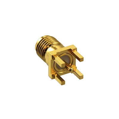 1470510-1 by TE Connectivity AMP Connectors - CONNECTOR SMA JACK STR 50 OHM PCB