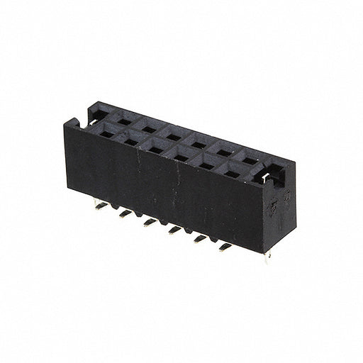 5-147102-6 by TE Connectivity AMP Connectors - CONNECTOR RECPT 12POS 0.1 GOLD SMD