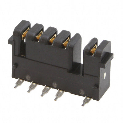 6318430-2 by TE Connectivity AMP Connectors - CONNECTOR RECPT 5POS 2.50MM R/A SLDR